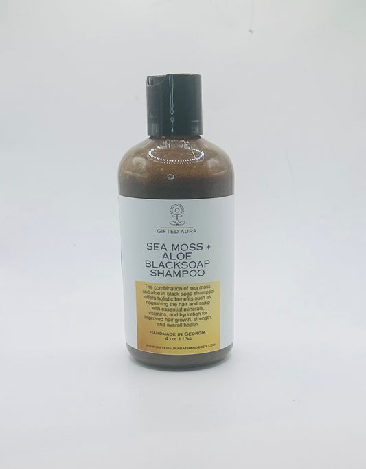 Sea Moss + Aloe Black Soap Shampoo