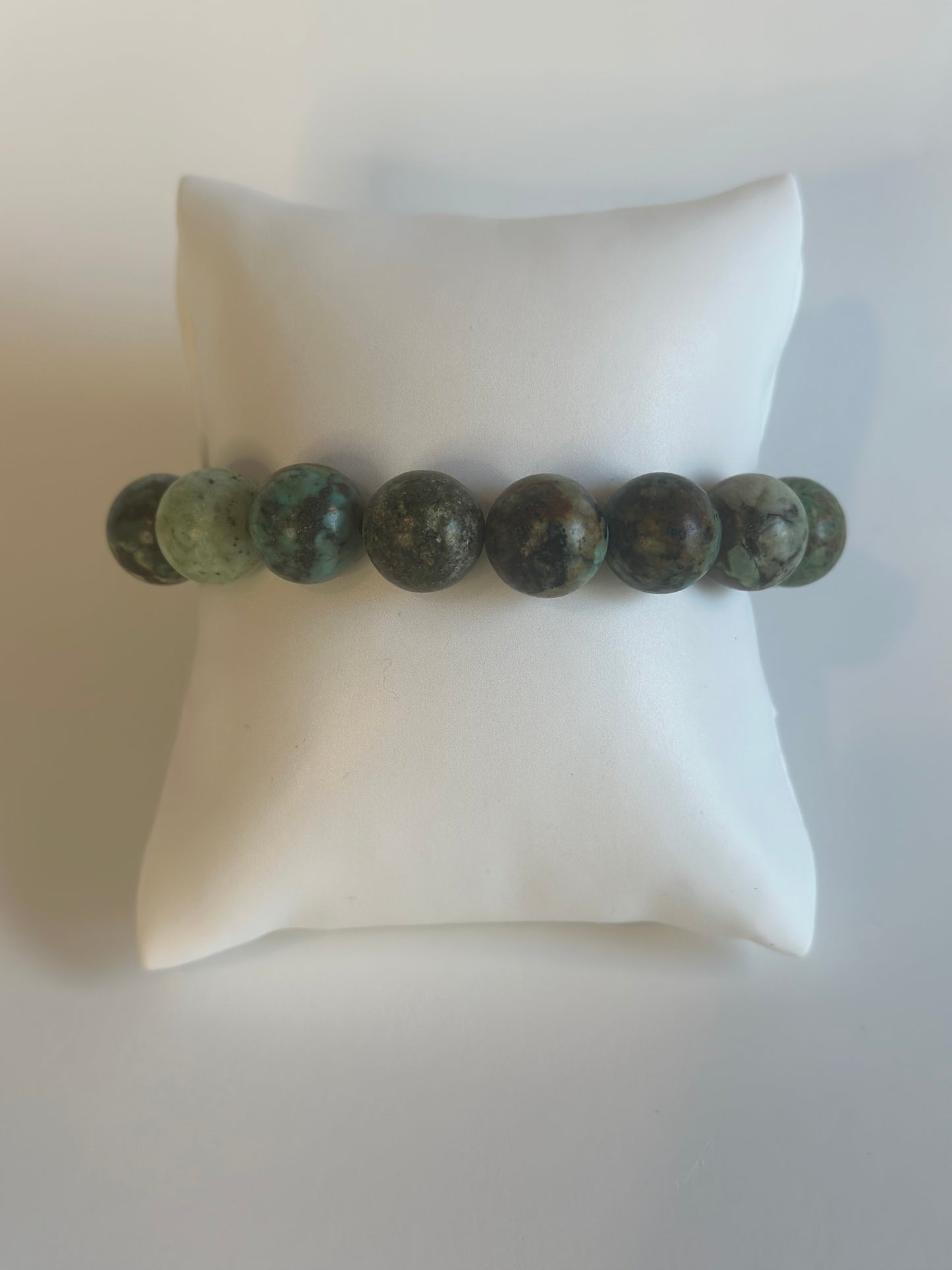 Spiritual Growth-African Turquoise Bead Bracelet