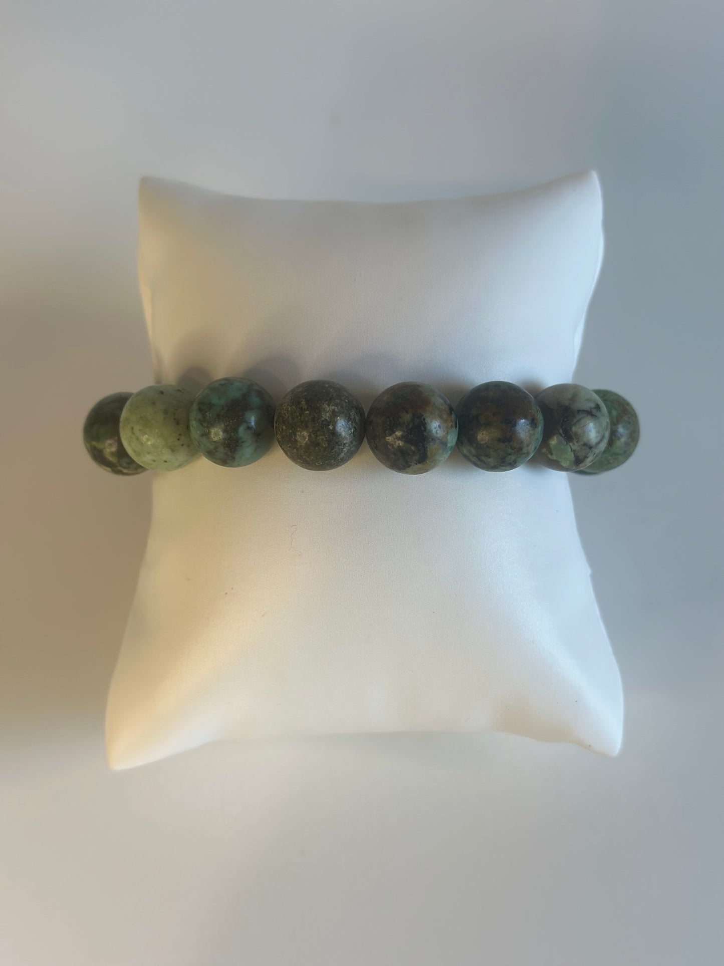 Spiritual Growth-African Turquoise Bead Bracelet