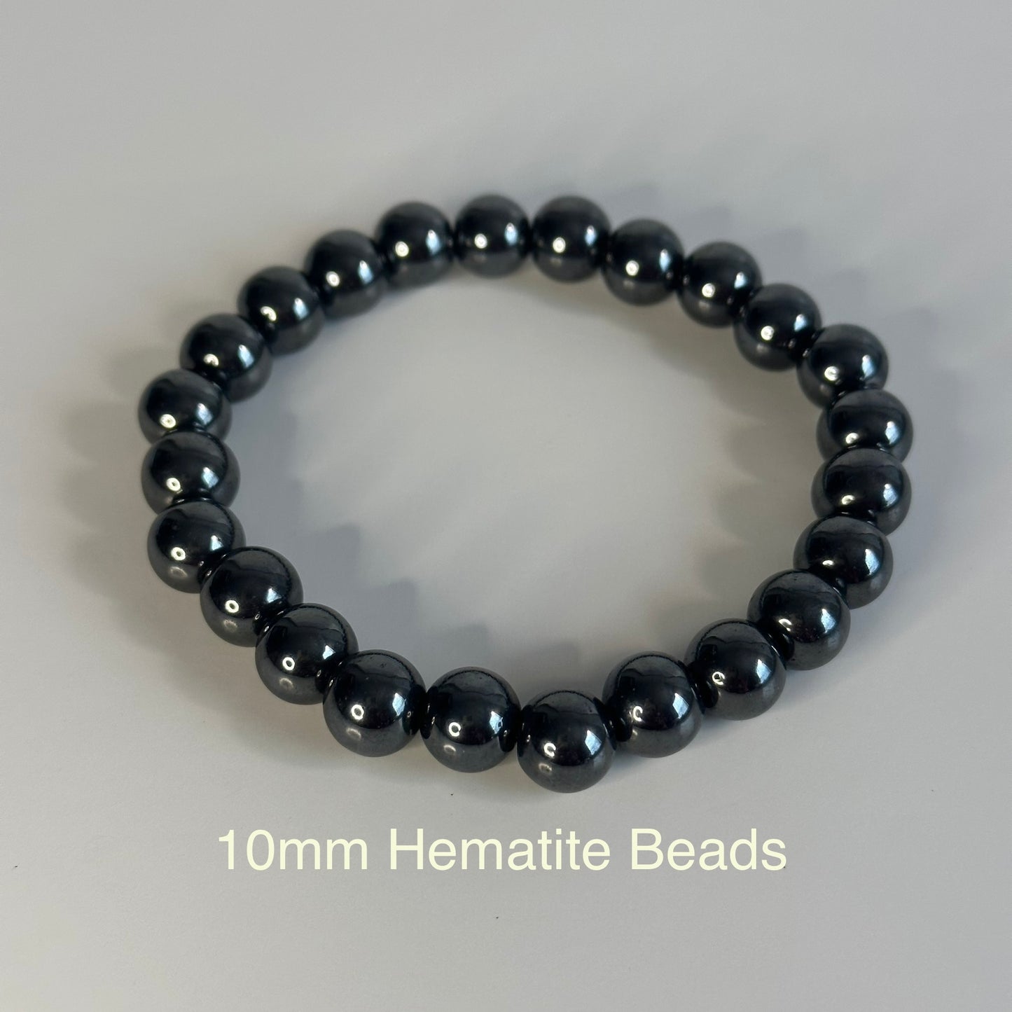Stability + Grounding- Hematite + Black Lava Bead Bracelet