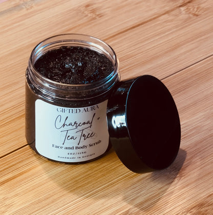 Charcoal + Tea Tree Sugar Scrub