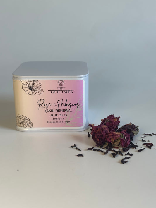Rose + Hibiscus Bath Salts